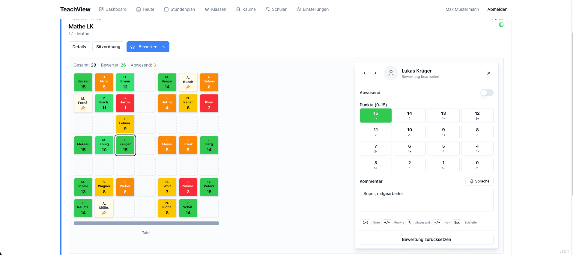 TeachView Screenshot